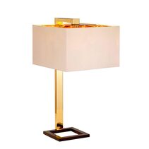 Plein Table Lamp Dark Brown / Polished Gold - PLEIN-TL