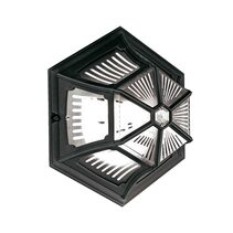 Parish Ceiling Flush Lantern Black - PR12-BLACK
