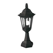 Parish Mini Pedestal Lantern Black - PRM4-BLACK