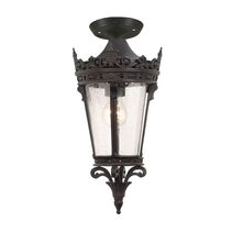 Crown Small Under Eave Light Antique Bronze IP44 - 1000839