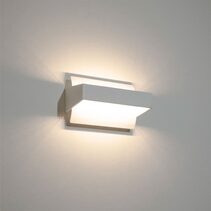Atlanta 6W LED Interior Rectangular Up/Down Dimmable Wall Light White / Tri-Colour - ATLANTA