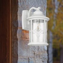 Lenore 170 Outdoor Wall Light White - LENORE EX170-WH