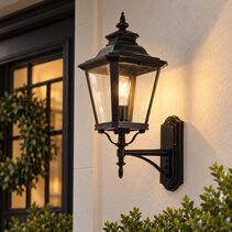 Kingdom IP44 Outdoor Wall Light Antique Bronze - LOI1001719