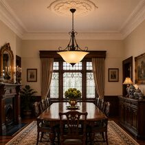 Gaston II 3 Light Traditional Pendant Bronze - OL65963BZ