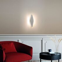 Santiago 12W LED Interior Oval Dimmable Wall Light White / Tri-Colour - SANTIAGO