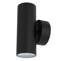 Bondi II 2 x 5W Up / Down LED Wall Pillar Light Black / Tri-Colour - SL7322TC/BK