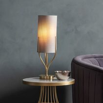 Fraser Table Lamp Brushed Gold - GDLMP96353