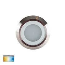 Flame 0.5W Smart CCT 12V DC LED DIY Single Mini Deck Light Stainless Steel - HV28261CCT