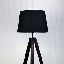 Trevi Floor Lamp With Black Shade - OL81158