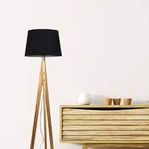 Stabb Floor Lamp With Black Shade - OL81162
