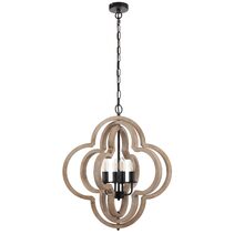 Omar 4 Light Pendant Black - OMAR PE4-BK