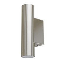 New Bronte 2 x 3W Up / Down LED Wall Pillar Light Stainless Finish / Tri-Colour - SL7022TC/AST