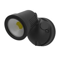 Stargem IV 12W LED Floodlight Black / Tri-Colour - SE7070/1TC/BK