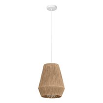 Alderney 1 Light Pendant White - 206048