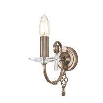 Aegean Single Wall Light Aged Brass - AG1-AGED-BRASS