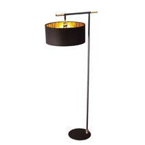 Balance Floor Lamp Black / Polished Brass - BALANCE-FL-BKPB
