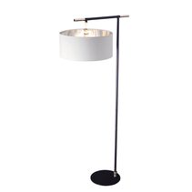 Balance Floor Lamp Black / Polished Nickel - BALANCE-FL-BKPN