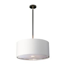 Balance 1 Light Pendant Black/ Polished Nickel - BALANCE-P-BKPN