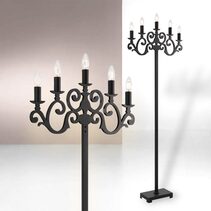Emporia Floor Lamp Black - EMPORIA FL-BK