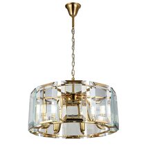 Monaco 6 Light Pendant Brushed Brass - MGM-6 Gold