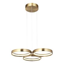 Olympus 3 Light Dimmable LED Pendant Gold / Tri-Colour - OLYM3PLEDGLD