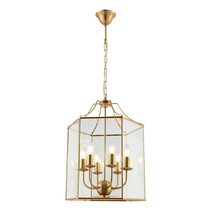 Arcadia 6 Light Pendant Gold - ARCA6PGLD