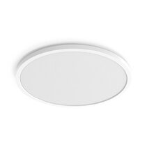 Flat Low Profile 24W LED Dimmable Oyster White / TRI-Colour - AT3030/24/TRI