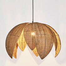 Bali Large Rattan Pendant Natural - EL00MD2303