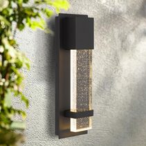 Estrada 10W LED Outdoor Wall Light Black / Warm White - ESTRADA EX-BK