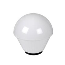 Italian 1 Light 400mm Post Top Light Opal - GHELAT-D400 Post Top