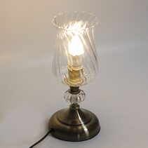 Samantha Touch Table Lamp Antique Brass - LL-14-0114