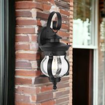 Mamo 18 Outdoor Wall Light Black - MAMO EX18-BK