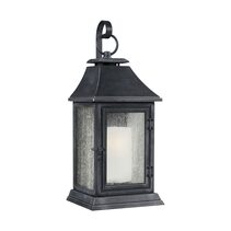 Sean Lavin Shepherd Outdoor Small Wall Lantern Dark Weathered Zinc