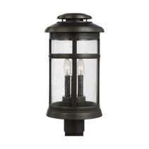 Sean Lavin Newport 3 Light 470mm Outdoor Post Lantern Antique Bronze