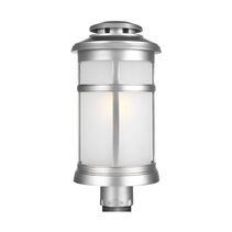 Sean Lavin Newport 1 Light 470mm Outdoor Post Lantern Painted Brushed Steel