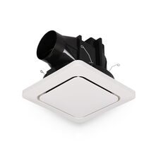 Eclipse 240mm Square Exhaust Fan White - ECLIPSE/240/WH/SQ