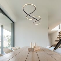 Sorrento LED Pendant Black / Metalic