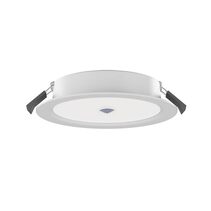 Super Slim 12W Flicker Free Dimmable LED Downlight White With Microwave Sensor / Tri-Colour - AL5008-WHTC12S02-TS