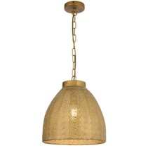Aydin 35cm Pendant Antique Brass - AYDIN PE35-AB