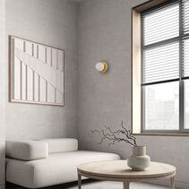 Balle Round Wall Light Gold - BALLE1R