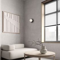 Balle Round Wall Light Black - BALLE2R