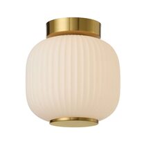 Bobo 20cm Batten Fix Antique Gold / Opal Matt - BOBO BF20-AGOM