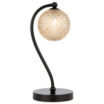 Felton Table Lamp Black / Amber Tear - FELTON TL-BKAMT