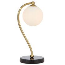 Felton Marble Table Lamp White / Opal Matt - FELTON TL-WHMOM