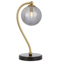 Felton Marble Table Lamp Black / Smoke - FELTON TL-BKMSM