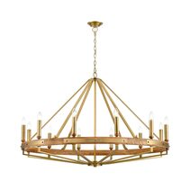 Funale 12 Light Pendant Satin Brass - FUNALE6