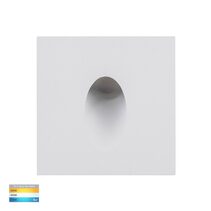 Mini Reces 1W 12V DC Dimmable LED Step Light White / Tri Colour - HV3216T-WHT-12V