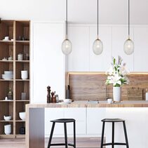 Kathal Interior Ellipse Pendant Clear - KATHAL5