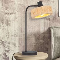 Katrin Table Lamp Black - KATRIN TL-BKNAT