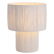 Nativa Large Table Lamp White - NATIVA TLL-WH